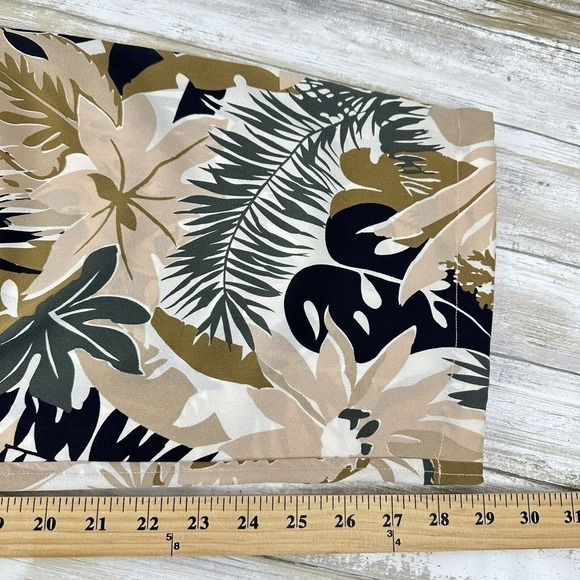 RAG & bone Size 10 Victoria Tropical Print 100% Silk Pants Wide Leg or Jogger - Picture 13 of 16